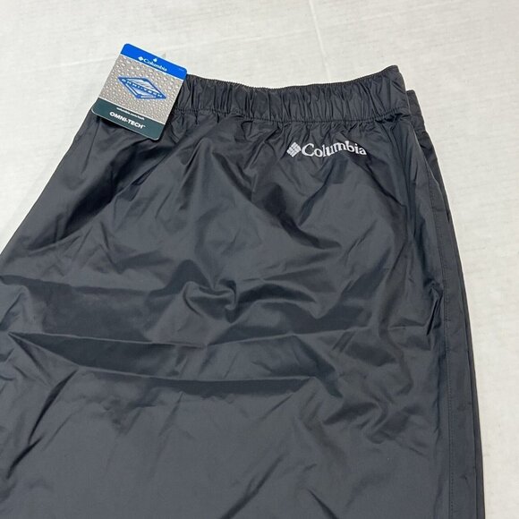 Columbia Rain Pants Mens 3XLT All Weather Omni Tech Black Rebel Roamer Outdoor - Picture 2 of 10